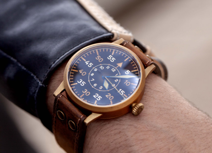Laco fliegeruhren bronze