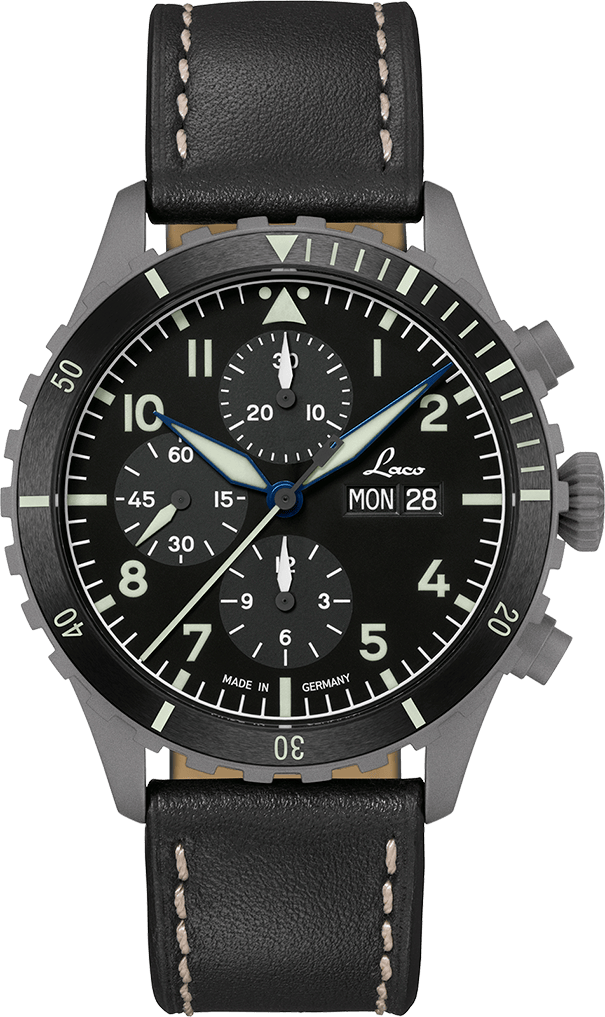 laco fliegerchronograph kiel sport