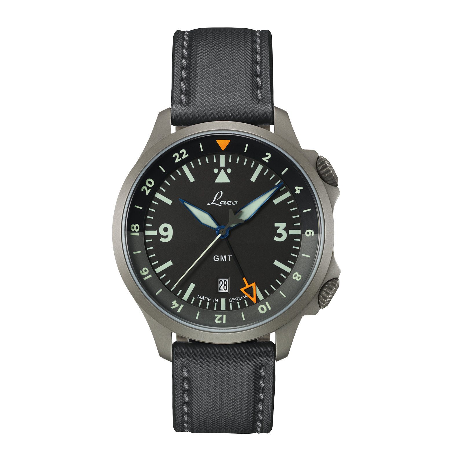 Laco FRANKFURT 43 GMT SCHWARZ — Black