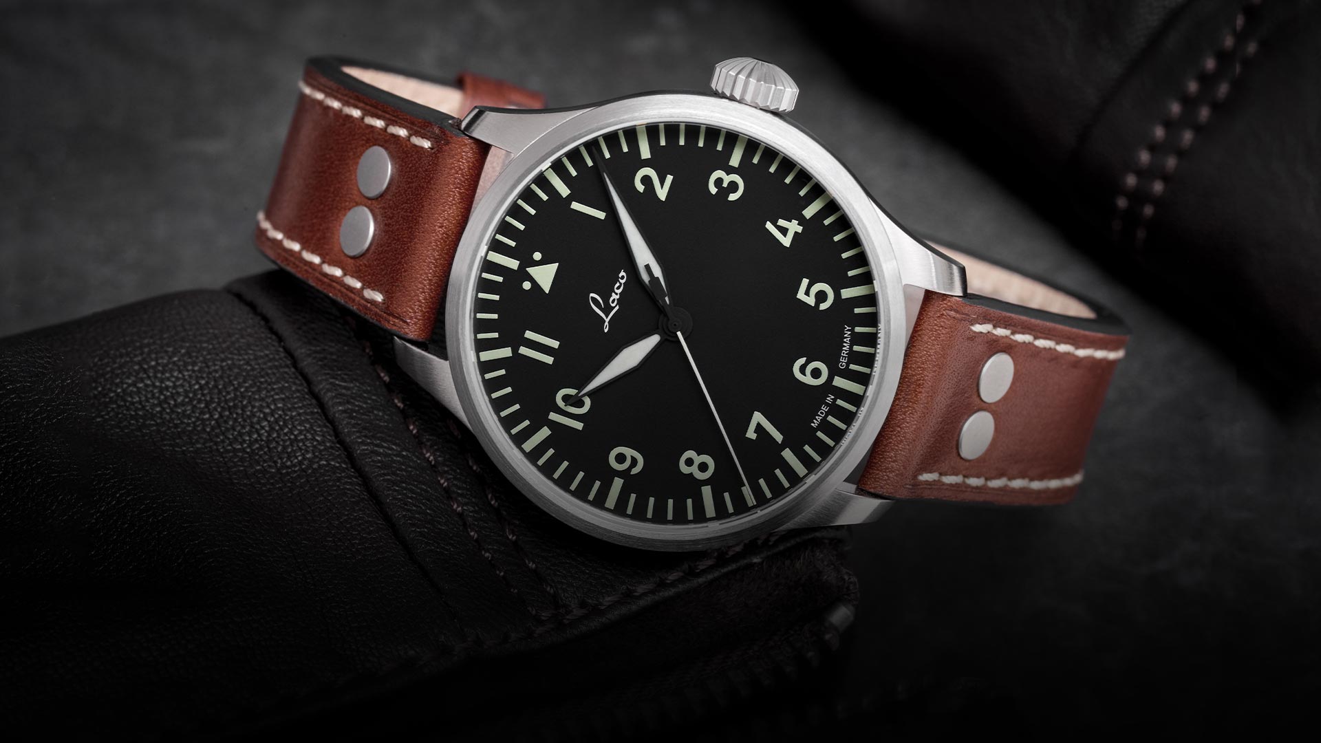 Basic Flying Guide Pilot Watches BASIC by Laco Watches | Model Augsburg 39