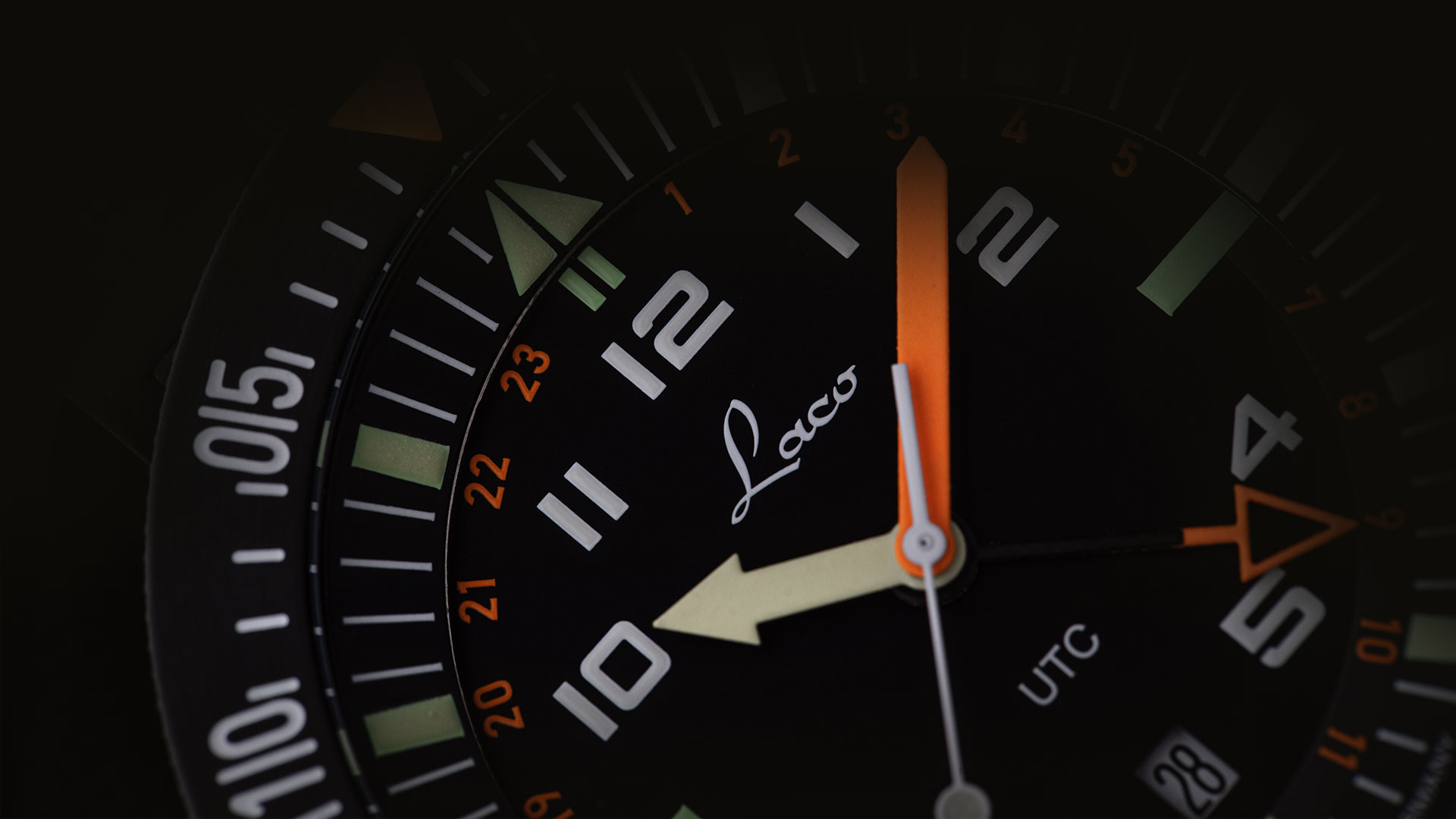 Laco Einsatzuhr Atacama Quarz UTC