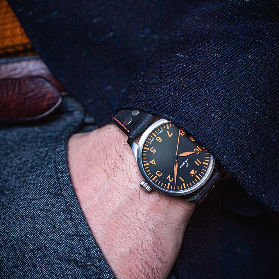 Laco Fliegeruhren Palermo Neapel Parallax