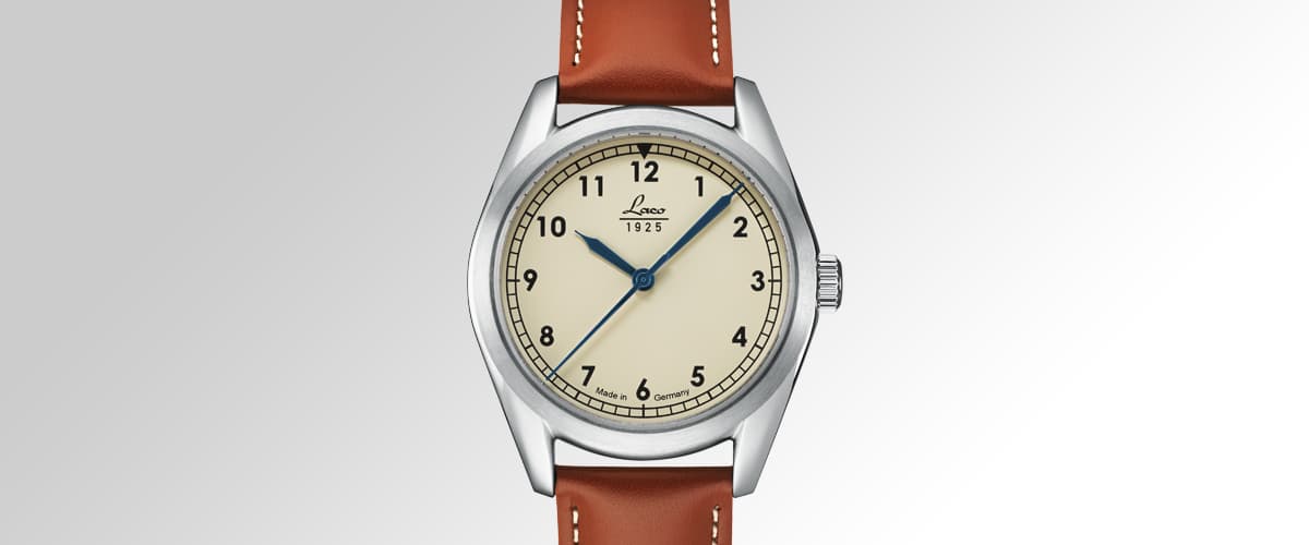 Laco navy watch deals