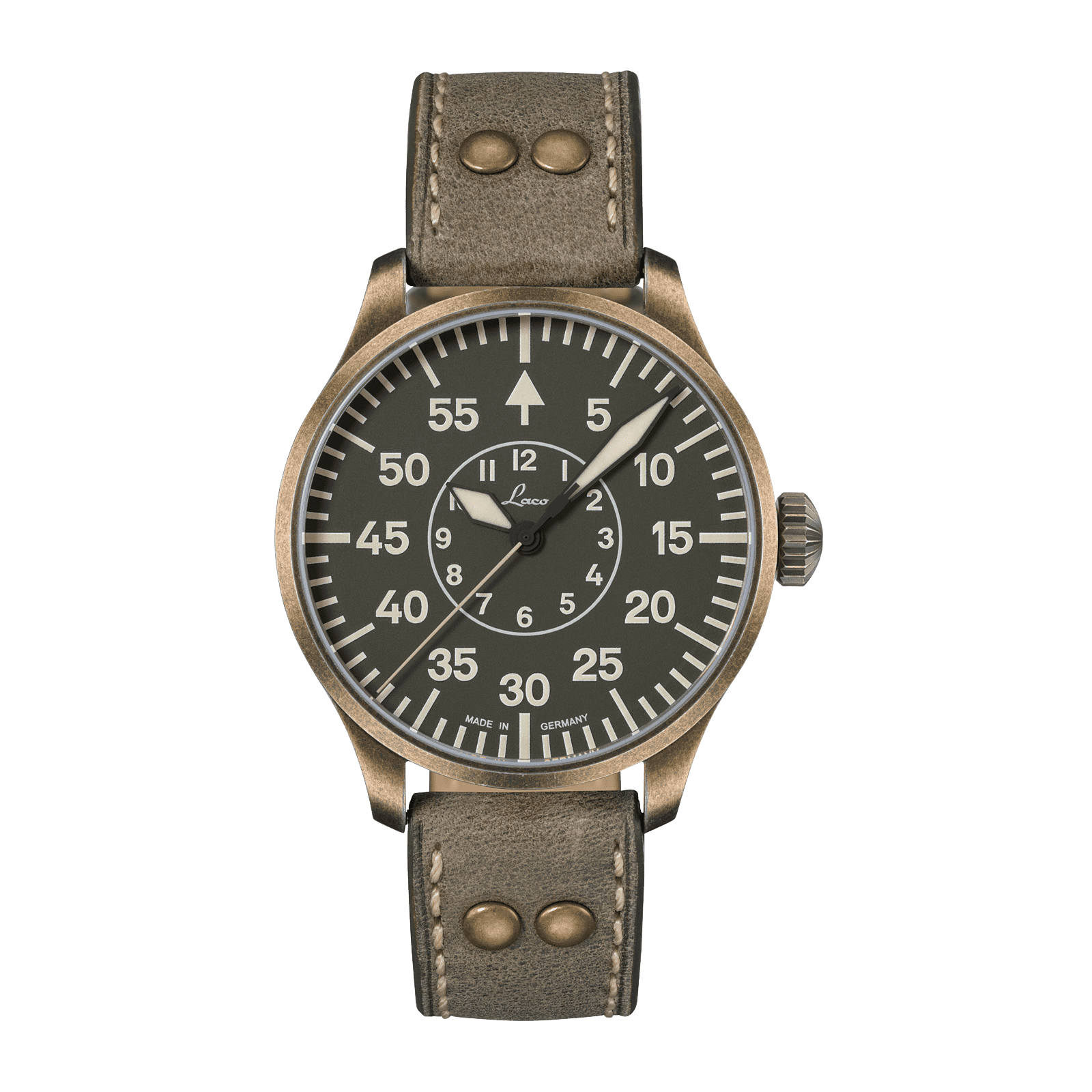 Pilot Watches BASIC by Laco Watches | Model Aachen oliv 42