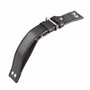 Watch Straps Pilot leather strap black