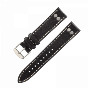 Watch Straps Pilot strap black "Stuttgart / Karlsruhe"