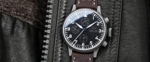 Quartz Watches Analog Leather BLK 861905 Laco CHRONOGRAPHS