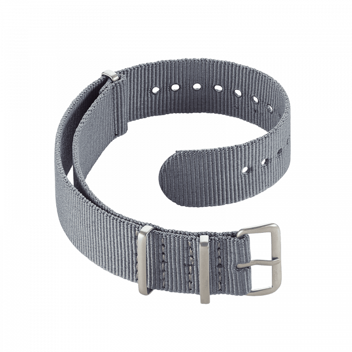 Watch Straps Nato strap grey 18 mm