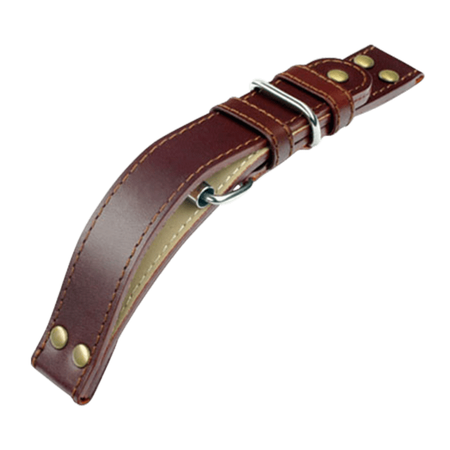Pilot leather strap 22mm