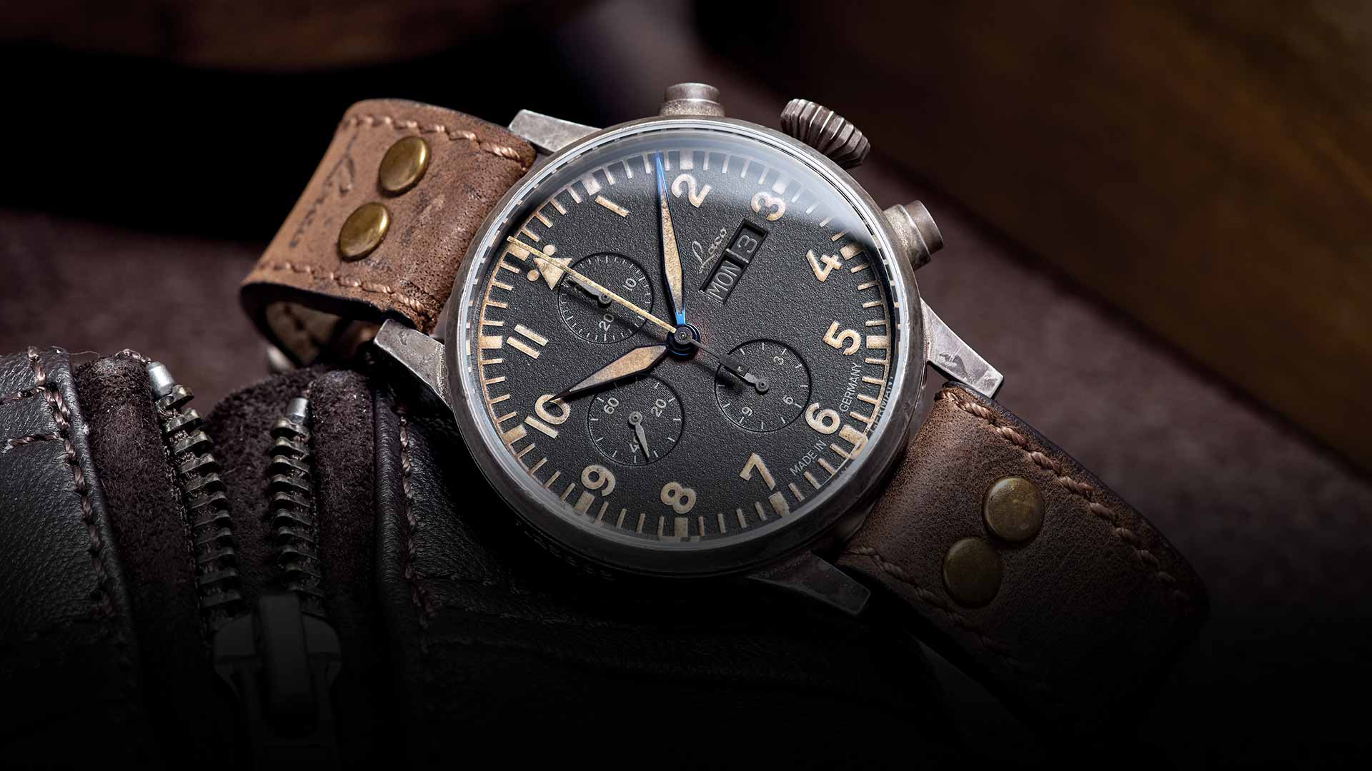 Chronographs by Laco Watches Model M nchen Erbst ck