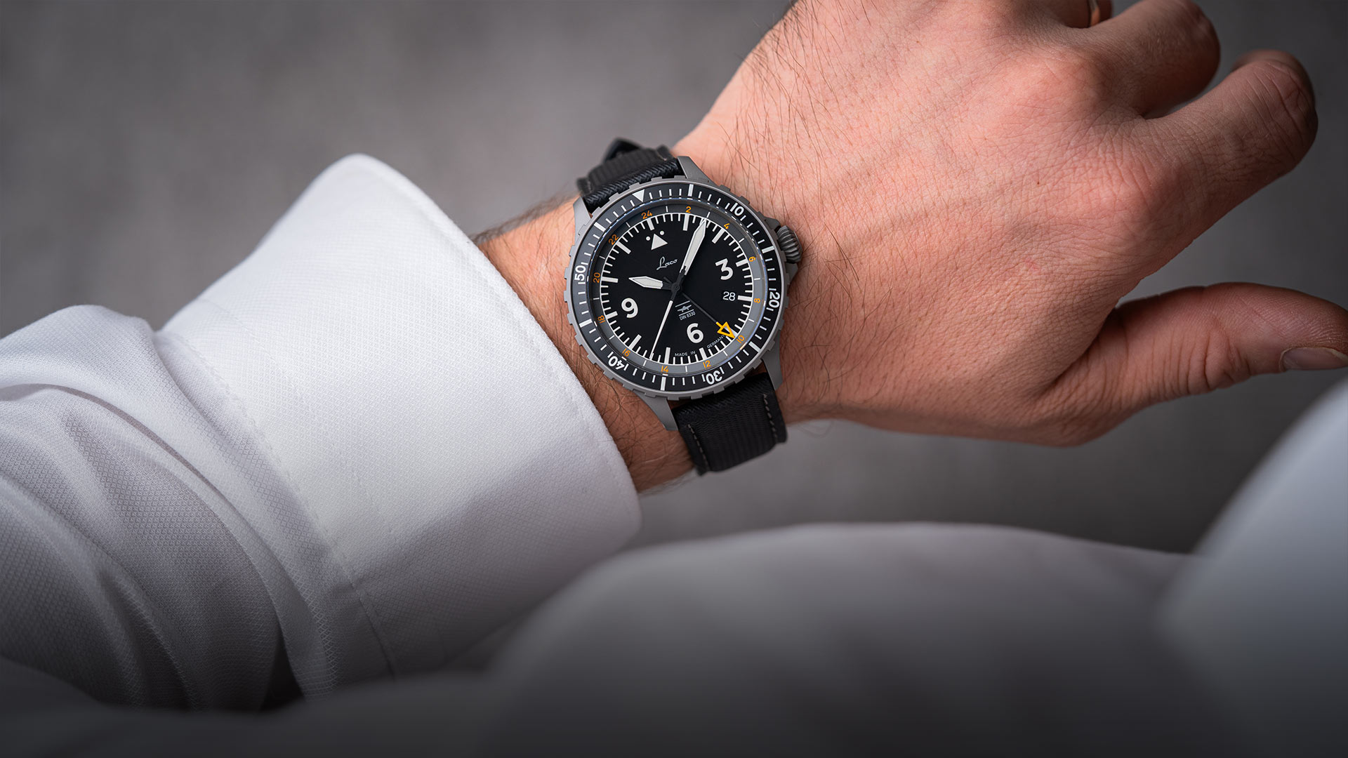 ロココ DIN 8330 watches by Laco Watches | Model Hamburg GMT DIN 8330