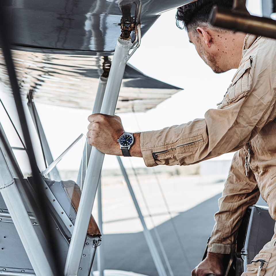 Laco Pilot Watch Original Münster Blaue Stunde