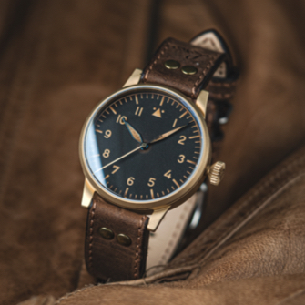 Laco Pilot Watch Original Memmingen Bronze
