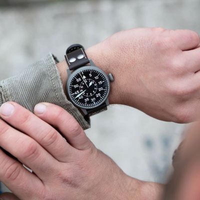 PILOT WATCHES ORIGINAL - MODEL PADERBORN

This watch has a dark sandblasted stainless steel case with "FL23883" engraving and domed anti-reflective crystal. Its solid case back is also engraved. 
@laco1925 #laco #mylacotime #lacowatches #fliegeruhr #original #lacopilot #timepiece #pilotwatch #pilotlife #dailywatch #watches #uhren #jacket #watchfam #potd #watchcollection #madeingermany #pilot #watchesoftheday #madeingermany