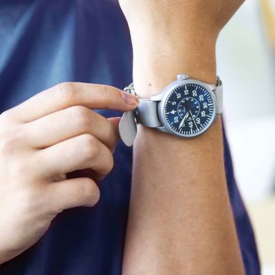 PILOT WATCHES BASIC - MODEL AACHEN BLAUE STUNDE

This watch is made of stainless steel and has a shiny blue dial with sunray pattern. Its numbers, indexes and hands are filled with the luminous material Superluminova C3.

@laco1925 #laco #pilot #fliegeruhr #mylacotime #lacowatches #watchcollection #timepiece #dailywatch #watches #uhren #potd #madeingermany  #watchfam #watchesoftheday #pilotwatch #lacopilot #watchgeek #madeingermany #pilotlife #blue